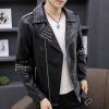 Slim Handsome Leather Coat Fashion Jacket For Men