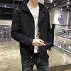 Youth Slim Hooded Coat Korean Style Fashion Handsome Jacket